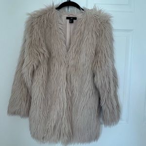 Pink Faux Fur Jacket